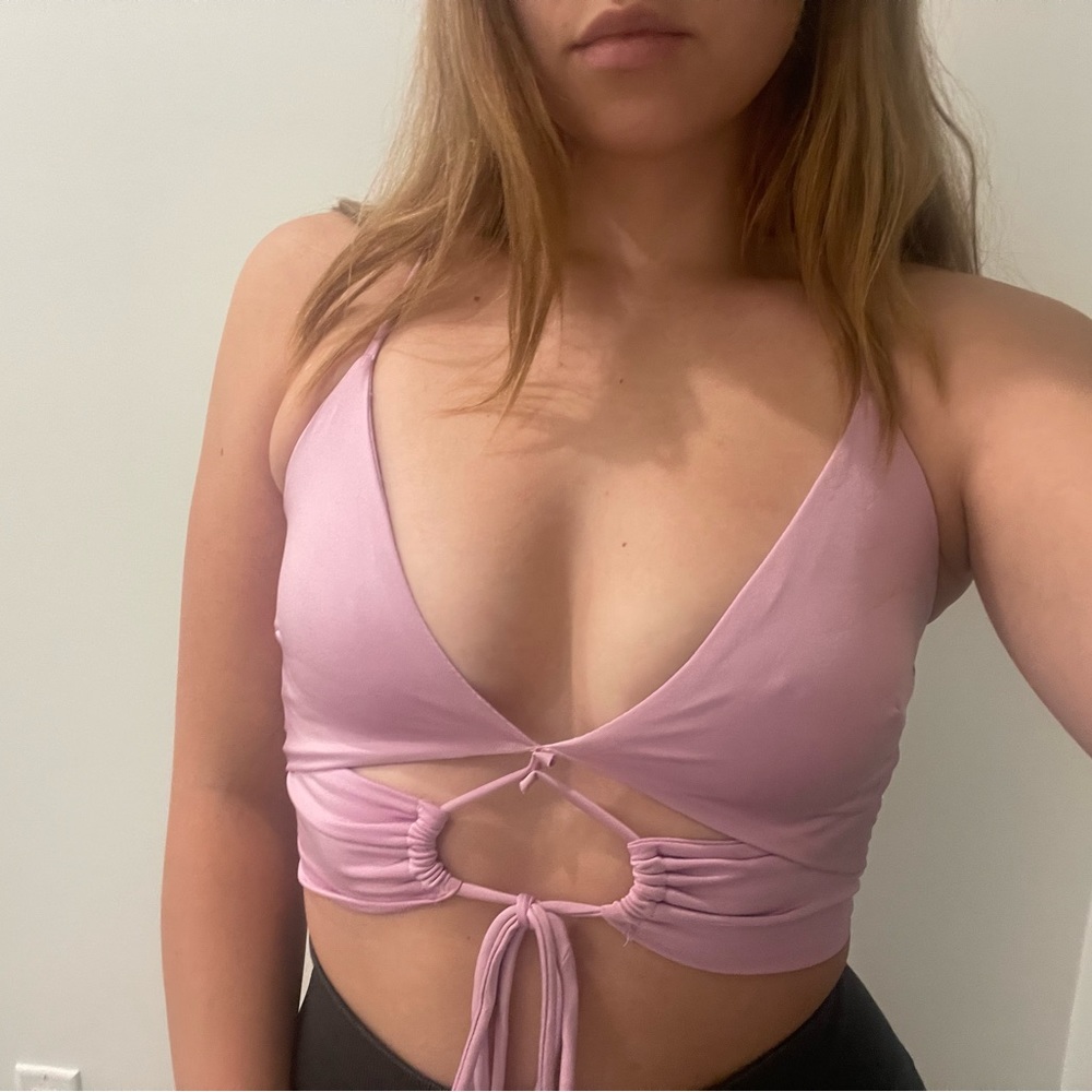 Sexy pink crop top ❤️‍🔥